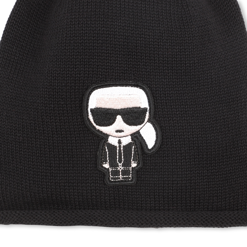 Gestrickte M&uuml;tze KARL LAGERFELD KIDS 
                        GIRL