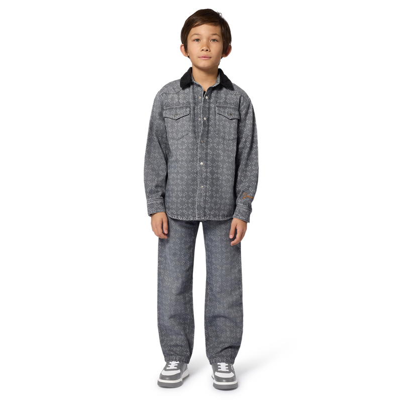 Hemd mit Samtkragen GIVENCHY 
                        BOY