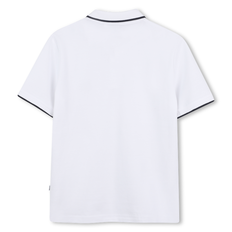 Gerades Baumwoll-Poloshirt BOSS 
                        BOY