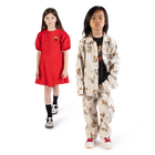 Kleid mit ballon&auml;rmeln KENZO KIDS 
                    GIRL