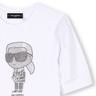 Kurz&auml;rmeliges Kleid KARL LAGERFELD KIDS 
                    GIRL