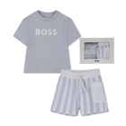 T-shirt + shorts set, HIMMELBLAU, hi-res