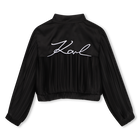 Jacke mit plissierten &auml;rmeln KARL LAGERFELD KIDS 
                    GIRL