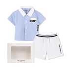 Set aus Hemd und Shorts KARL LAGERFELD KIDS 
                    BOY