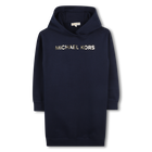 Kapuzenkleid aus Fleece MICHAEL KORS 
                    GIRL