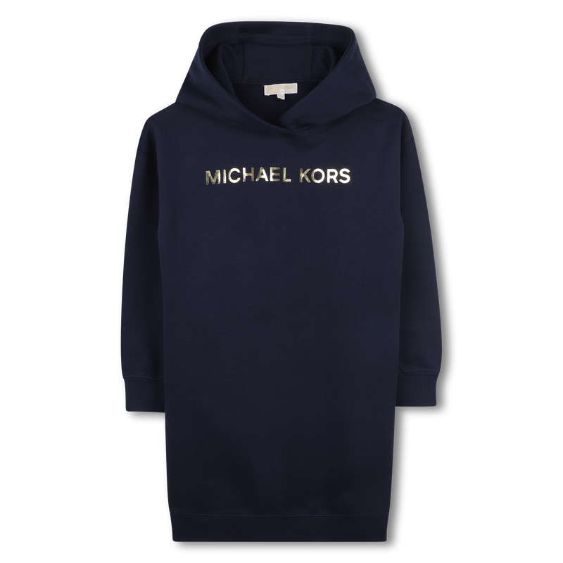 Kapuzenkleid aus Fleece MICHAEL KORS 
                        GIRL