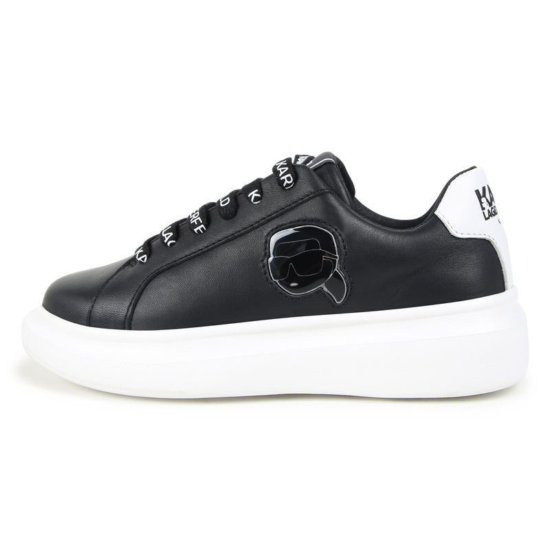 Low-Sneaker aus Leder KARL LAGERFELD KIDS 
                        BOY