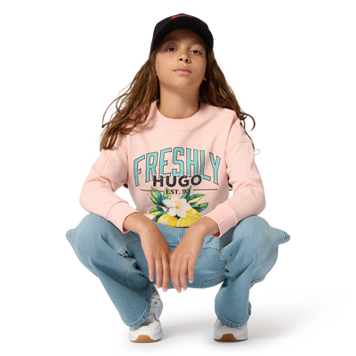 FLEECE-SWEATSHIRT HUGO GIRL