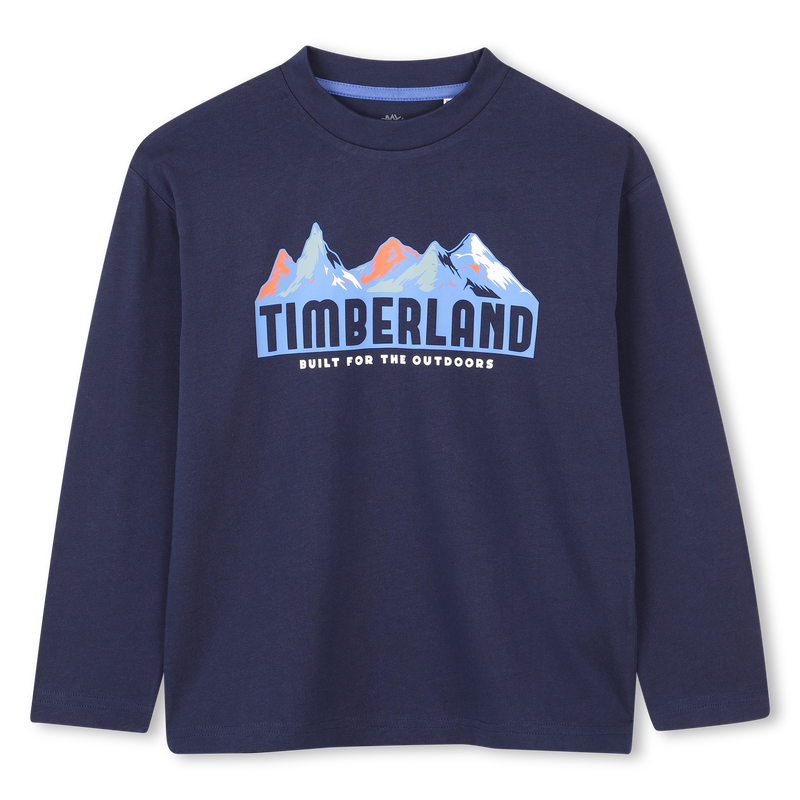 Langärmeliges T-Shirt aus Jersey TIMBERLAND 
                        BOY