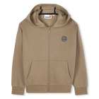 Joggingjacke mit Kapuze, KAKI, hi-res