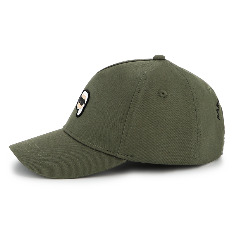 Verstellbares Baumwoll-Cap KARL LAGERFELD KIDS 
                        BOY