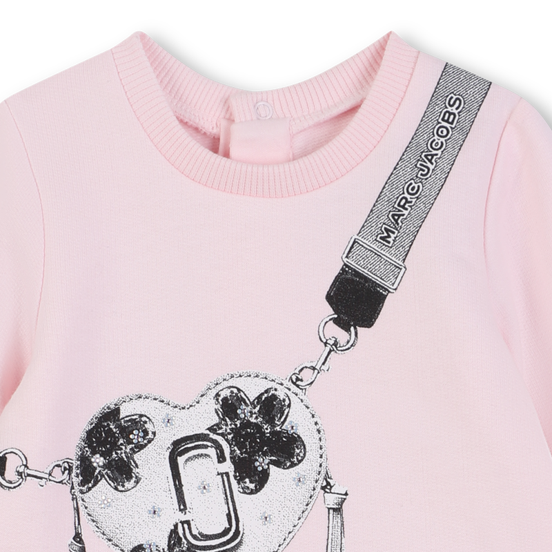 Kleid aus Baumwollfleece MARC JACOBS 
                        UNISEX