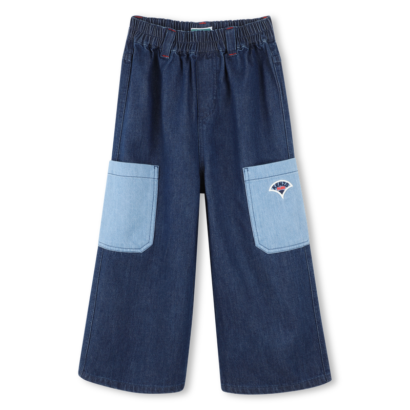 Jeans mit Stretch-Bund KENZO KIDS 
                        GIRL