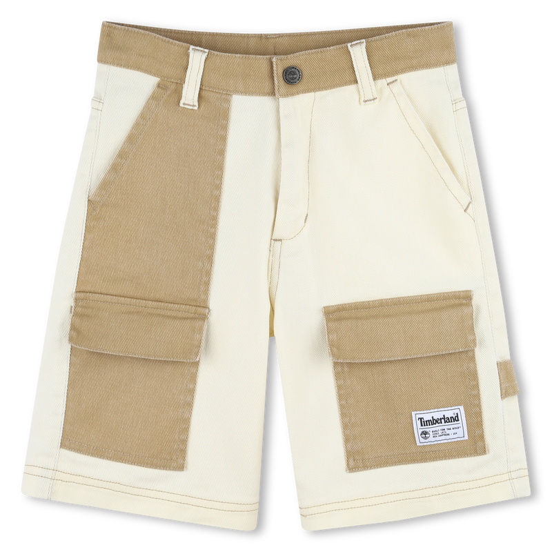 Verstellbare Bermudas aus Twill TIMBERLAND 
                        BOY