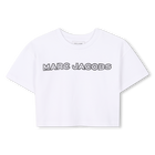 Kurzes T-Shirt mit Strass MARC JACOBS 
                    GIRL