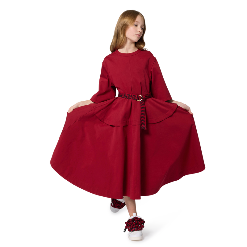 Langes Baumwollkleid LANVIN 
                        GIRL