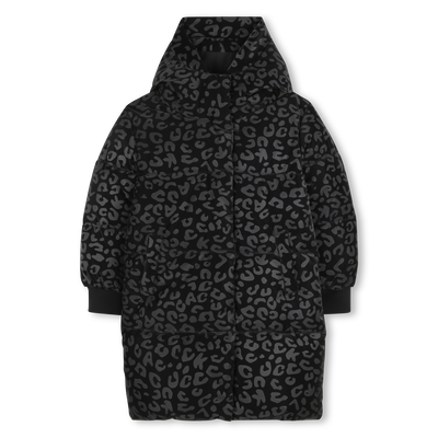 Lange Daunenjacke mit Kapuze KARL LAGERFELD KIDS GIRL