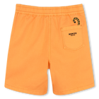 Baumwoll-Bermudas mit Badge KENZO KIDS 
                    BOY
