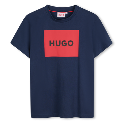 Kurzarm-T-Shirt aus Baumwolle HUGO BOY