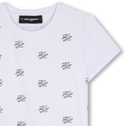 T-Shirt mit kurzen &Auml;rmeln KARL LAGERFELD KIDS 
                    GIRL