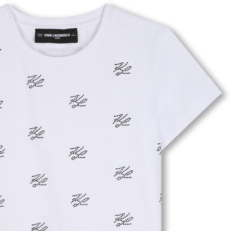 T-Shirt mit kurzen &Auml;rmeln KARL LAGERFELD KIDS 
                        GIRL