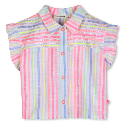 GESTREIFTES HEMD MIT R&Uuml;SCHEN&Auml;RMELN BILLIEBLUSH GIRL