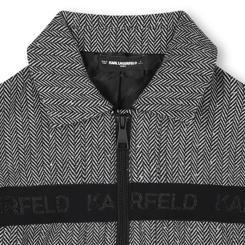 Jacke mit Strasssteinen KARL LAGERFELD KIDS 
                        GIRL