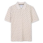 Gerades Poloshirt mit Print BOSS 
                    BOY