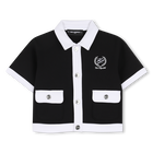 Kurz&auml;rmelige strickjacke KARL LAGERFELD KIDS 
                    GIRL