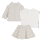Set aus strickjacke, rock und t-shirt MICHAEL KORS 
                    GIRL