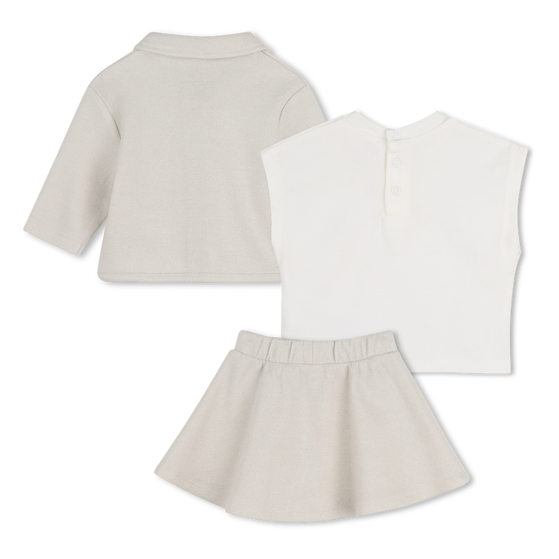 Set aus strickjacke, rock und t-shirt MICHAEL KORS 
                        GIRL