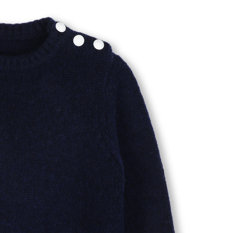 Runder Pullover mit geknöpfter Öffnung ZADIG & VOLTAIRE 
                        GIRL