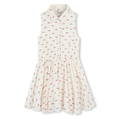 &Auml;rmelloses Kleid mit Muster ZADIG & VOLTAIRE GIRL