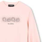 Langarmkleid KARL LAGERFELD KIDS 
                    GIRL