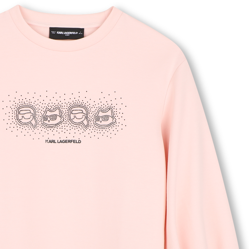 Langarmkleid KARL LAGERFELD KIDS 
                        GIRL
