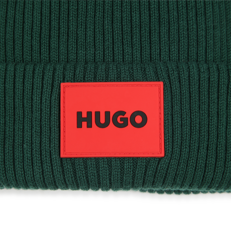 Strickm&uuml;tze aus Baumwolle HUGO 
                        UNISEX