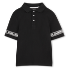 Kurz&auml;rmeliges poloshirt KARL LAGERFELD KIDS 
                    BOY