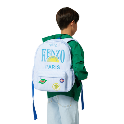 Canvas-Rucksack mit Futter KENZO KIDS UNISEX