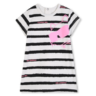 Kurz&auml;rmeliges kleid KARL LAGERFELD KIDS 
                    GIRL