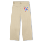 Schlaghose aus Baumwolle KENZO KIDS 
                    GIRL