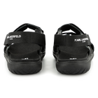 Ledersandalen mit Klett KARL LAGERFELD KIDS 
                    BOY