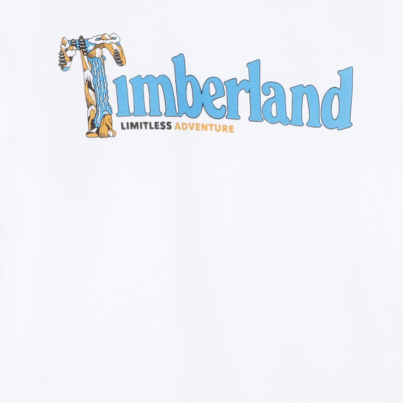 Logo-T-Shirt mit Schriftzug TIMBERLAND 
                        BOY
