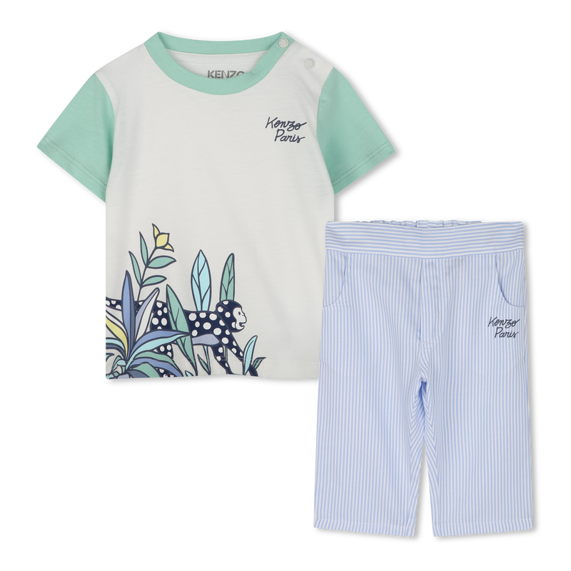 T-Shirt und Hose aus Baumwolle KENZO KIDS 
                        BOY