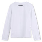 Langarmshirt KARL LAGERFELD KIDS 
                    GIRL