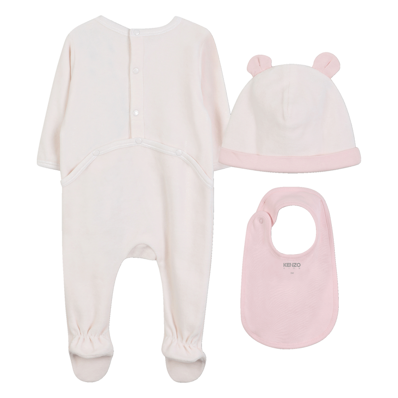 Pyjama + M&uuml;tze + L&auml;tzchen-Set KENZO KIDS 
                        UNISEX