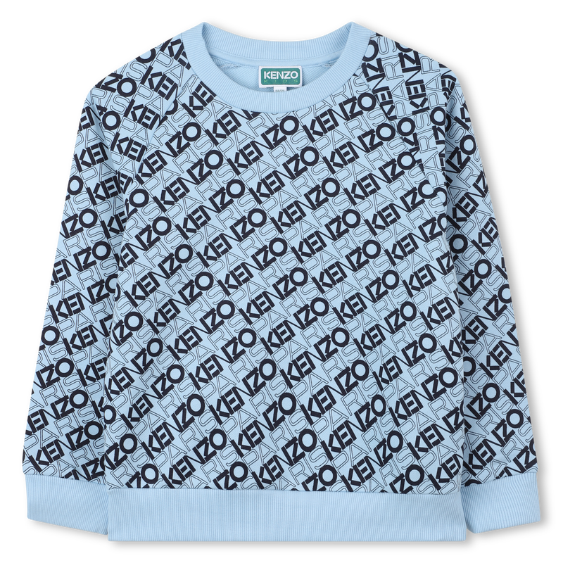 Baumwoll-Sweatshirt mit Print KENZO KIDS 
                        BOY