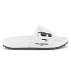 Pantoletten mit Relief-Druck KARL LAGERFELD KIDS 
                    GIRL