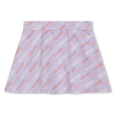 Ausgestellter Rock mit Logo KENZO KIDS GIRL