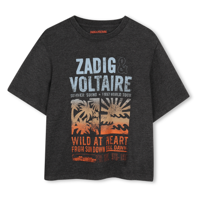 KURZ&Auml;RMELIGES T-SHIRT ZADIG & VOLTAIRE BOY