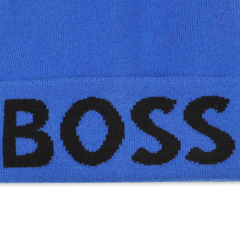 Strickm&uuml;tze mit Revers BOSS 
                        BOY